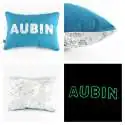 Coussin personnalisé sur commande prénom phosphorescent 