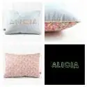 Coussin personnalisé sur commande prénom phosphorescent 