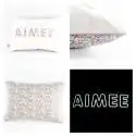 Coussin personnalisé sur commande prénom phosphorescent 