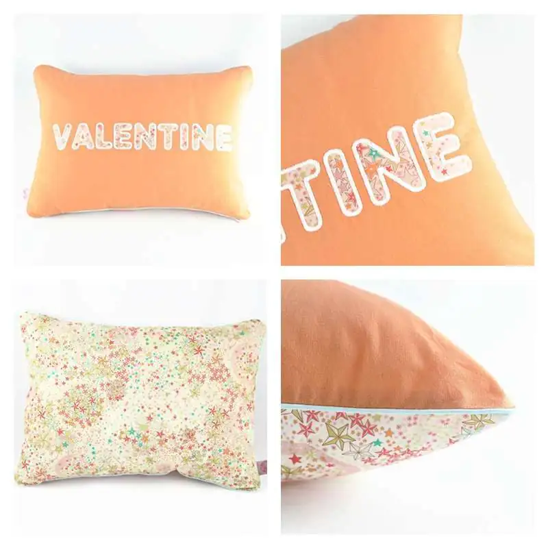 Coussin personnalisé sur commande prénom phosphorescent 