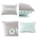 Coussin personnalisé sur commande prénom phosphorescent 