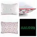 Coussin personnalisé sur commande prénom phosphorescent 