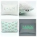 Coussin personnalisé sur commande prénom phosphorescent 