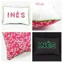 Coussin personnalisé sur commande prénom phosphorescent 