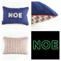 Coussin personnalisé sur commande prénom phosphorescent 