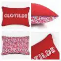 Coussin personnalisé sur commande prénom phosphorescent 