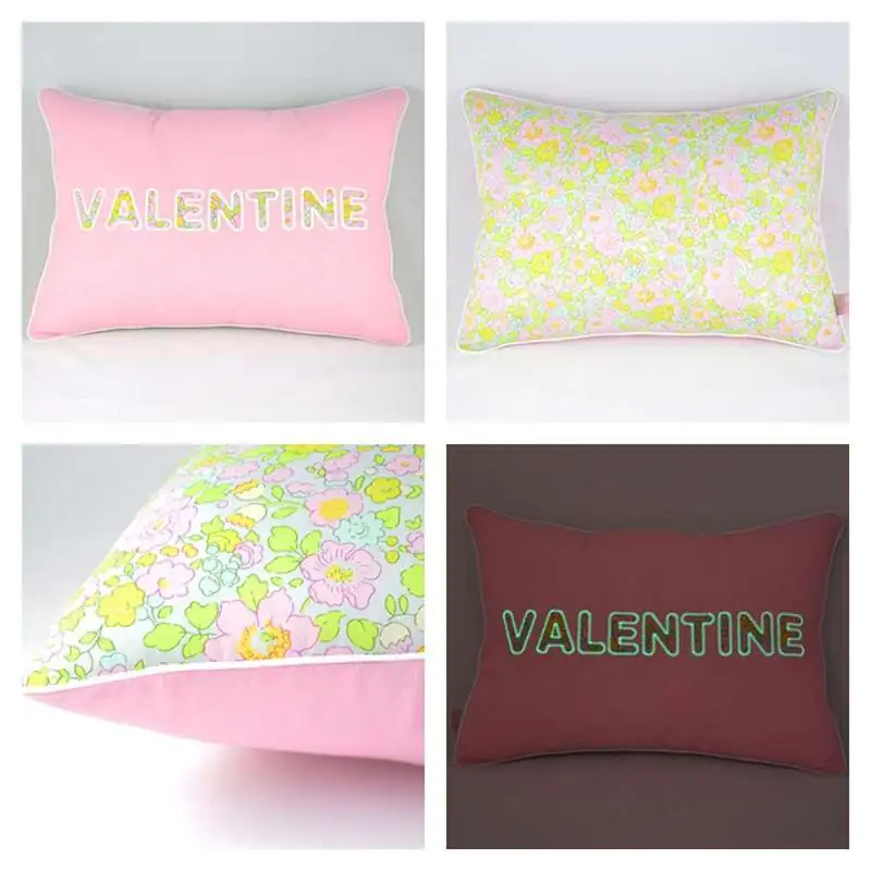 Coussin personnalisé sur commande prénom phosphorescent 