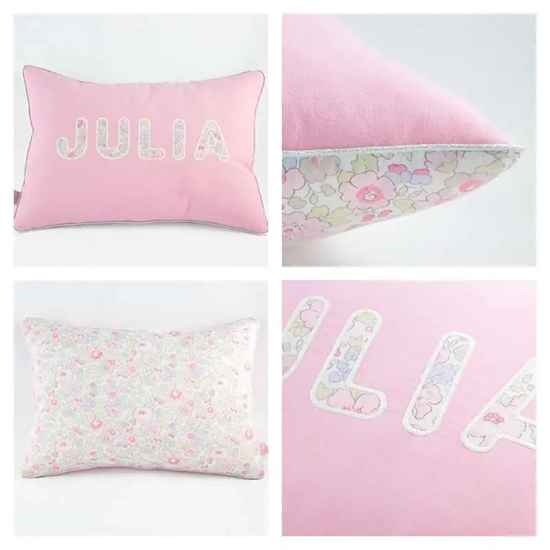 Coussin personnalisé sur commande prénom phosphorescent 
