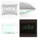 Coussin personnalisé sur commande prénom phosphorescent 