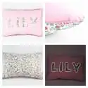 Coussin personnalisé sur commande prénom phosphorescent 