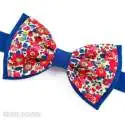 Noeud papillon double large homme Liberty Betsy Ann rouge