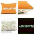 Coussin personnalisé sur commande prénom phosphorescent 