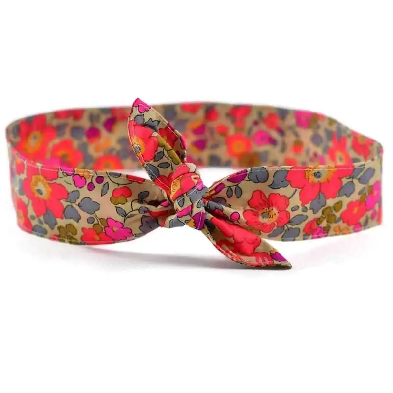 Bandeau à nouer Liberty au choix