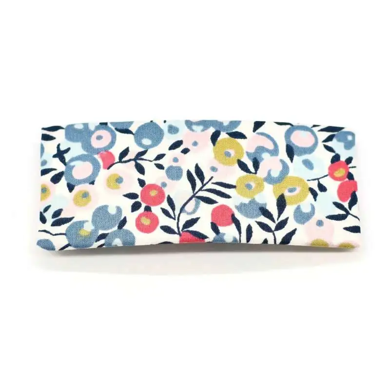 Barrette Liberty froncé - Tissu au choix