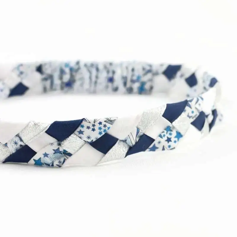 Headband tressé Liberty ou autre tissu au choix