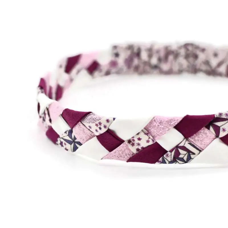 Headband tressé Liberty ou autre tissu au choix