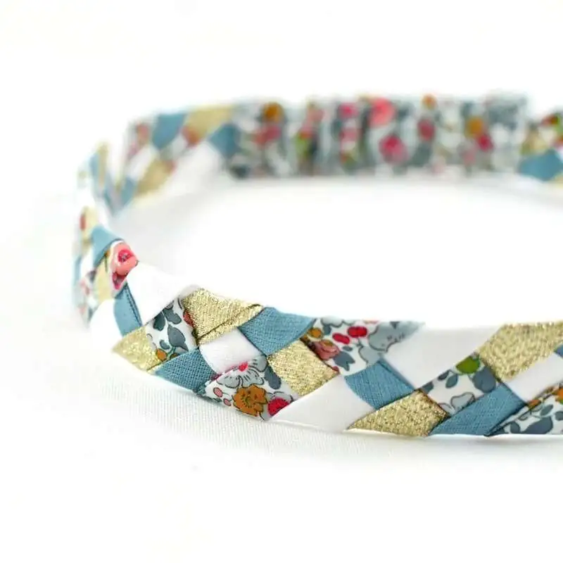Headband tressé Liberty ou autre tissu au choix
