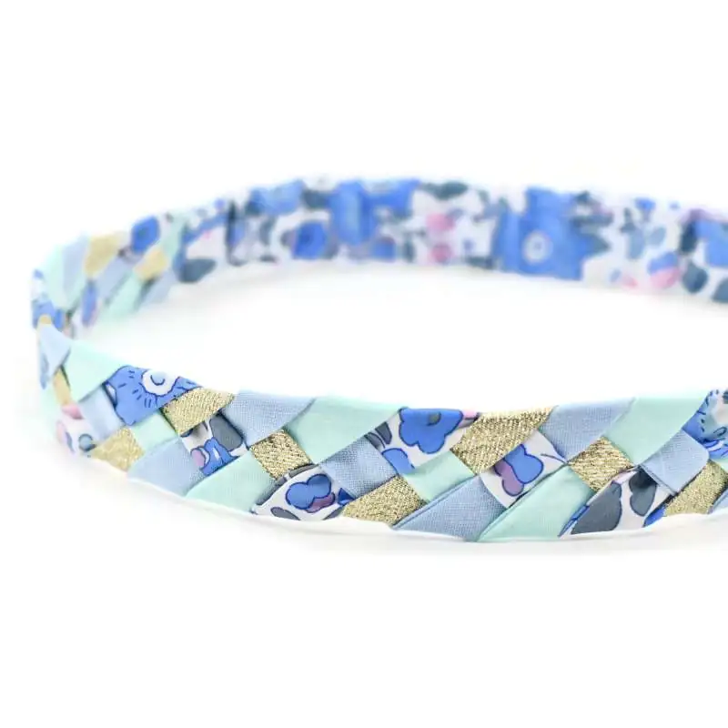 Headband tressé Liberty ou autre tissu au choix