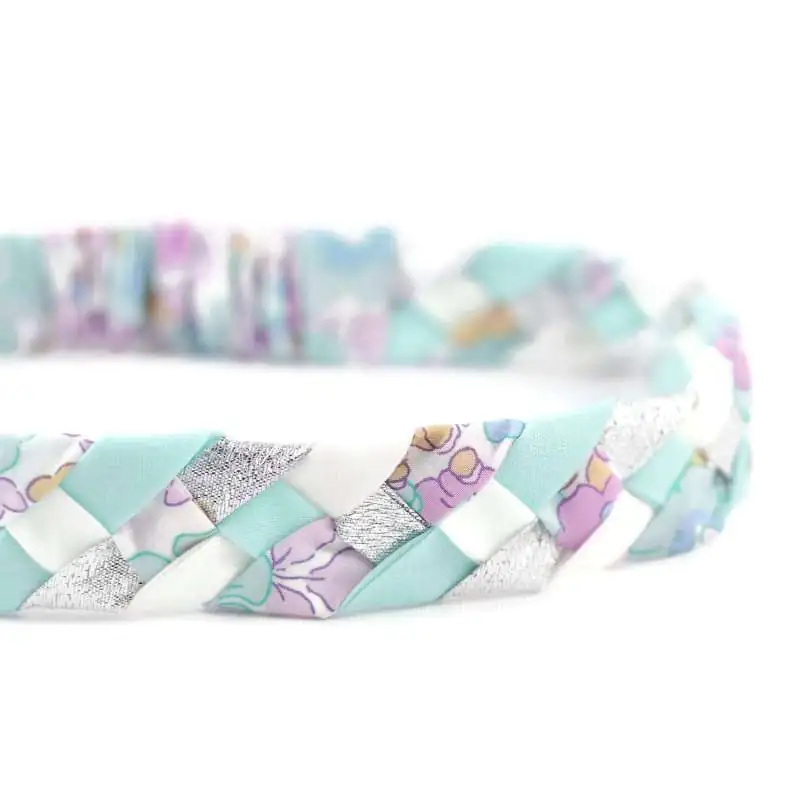 Headband tressé Liberty ou autre tissu au choix