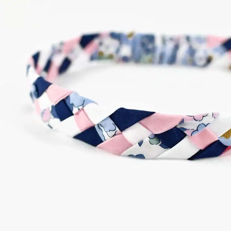 Headband tressé Liberty ou autre tissu au choix