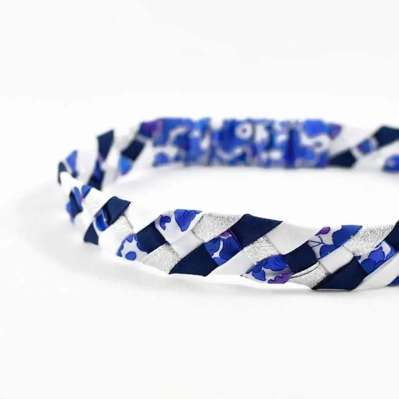 Headband tressé Liberty ou autre tissu au choix