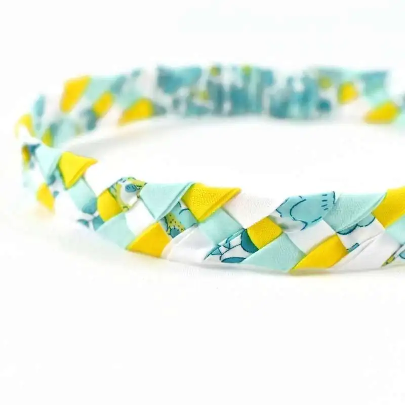 Headband tressé Liberty ou autre tissu au choix
