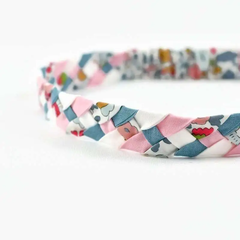 Headband tressé Liberty ou autre tissu au choix