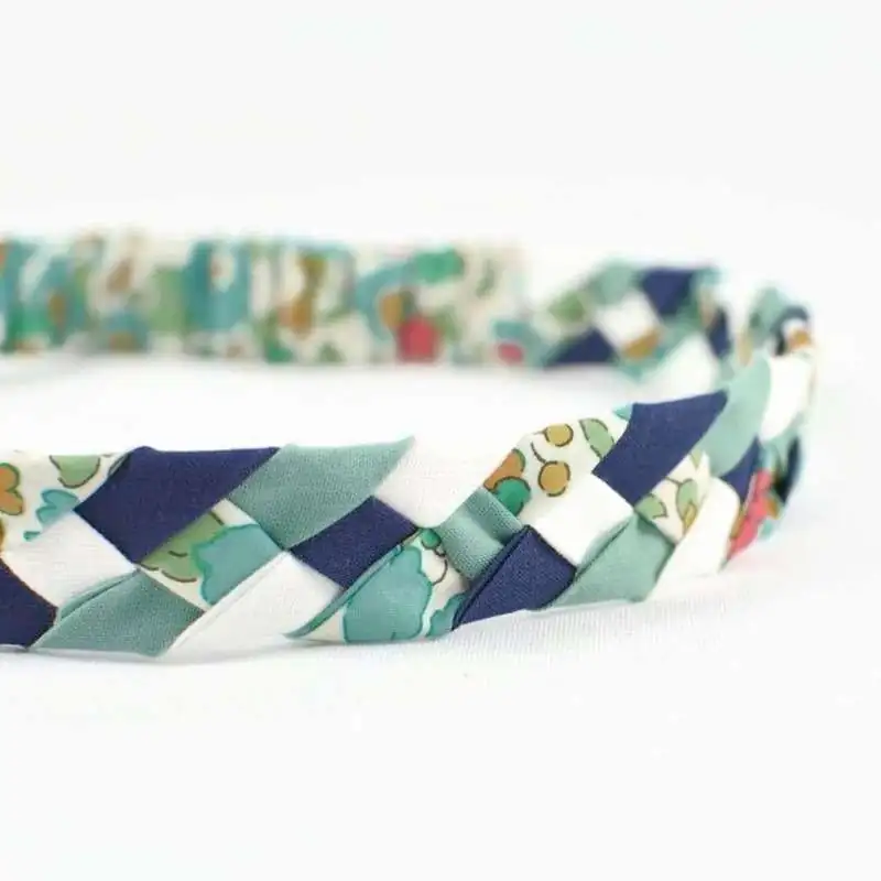 Headband tressé Liberty ou autre tissu au choix