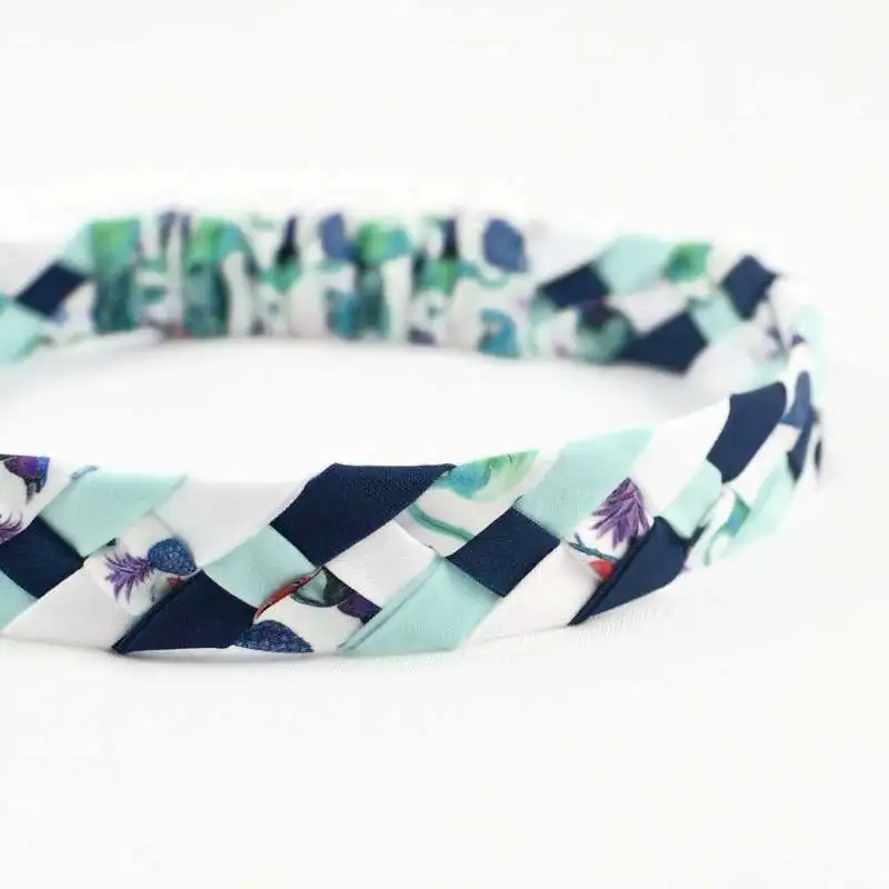 Headband tressé Liberty ou autre tissu au choix