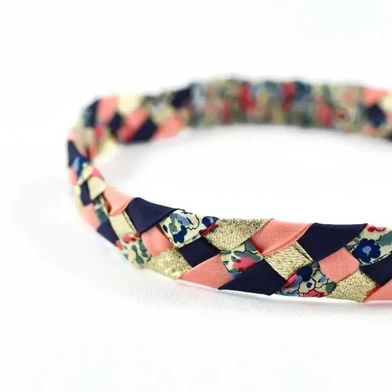 Headband tressé Liberty ou autre tissu au choix