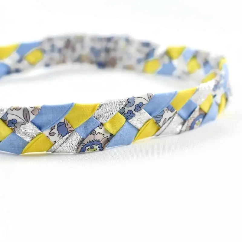 Headband tressé Liberty ou autre tissu au choix
