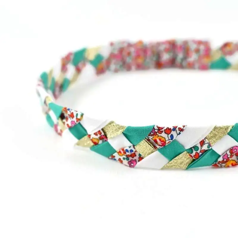 Headband tressé Liberty ou autre tissu au choix