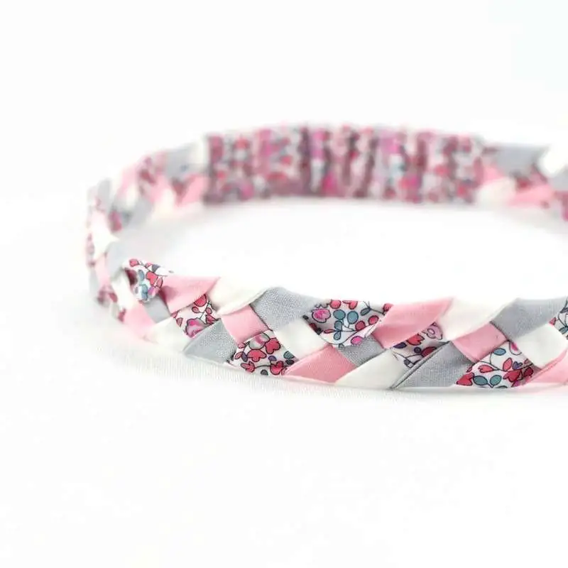Headband tressé Liberty ou autre tissu au choix