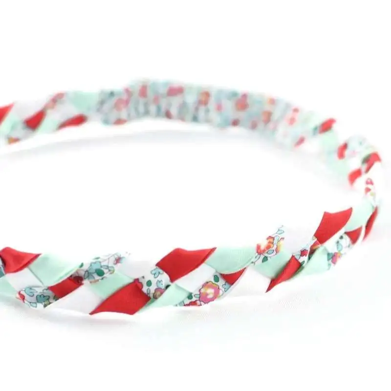Headband tressé Liberty ou autre tissu au choix