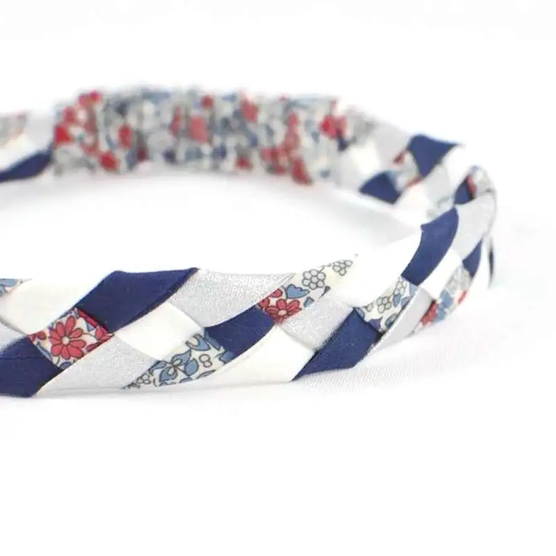 Headband tressé Liberty ou autre tissu au choix