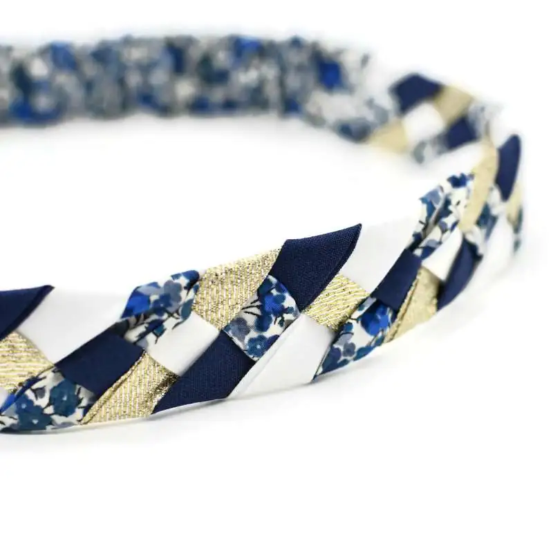 Headband tressé Liberty ou autre tissu au choix
