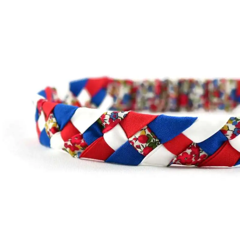 Headband tressé Liberty ou autre tissu au choix