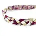 Headband tressé Liberty ou autre tissu au choix