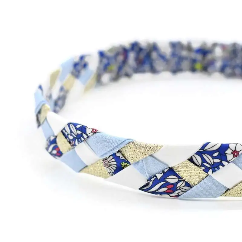 Headband tressé Liberty ou autre tissu au choix