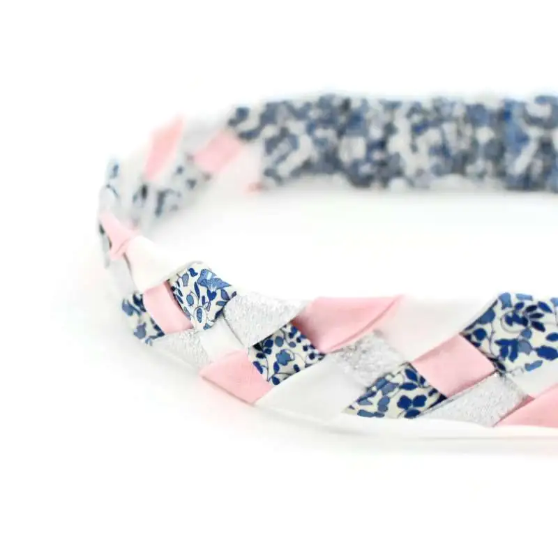 Headband tressé Liberty ou autre tissu au choix
