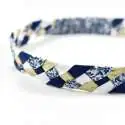 Headband tressé Liberty ou autre tissu au choix