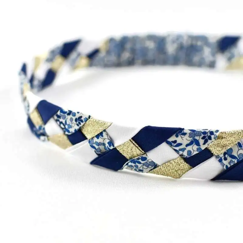 Headband tressé Liberty ou autre tissu au choix