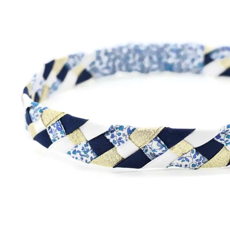 Headband tressé Liberty ou autre tissu au choix