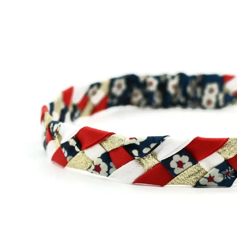Headband tressé Liberty ou autre tissu au choix