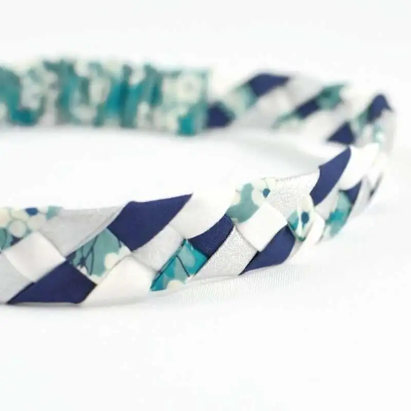 Headband tressé Liberty ou autre tissu au choix