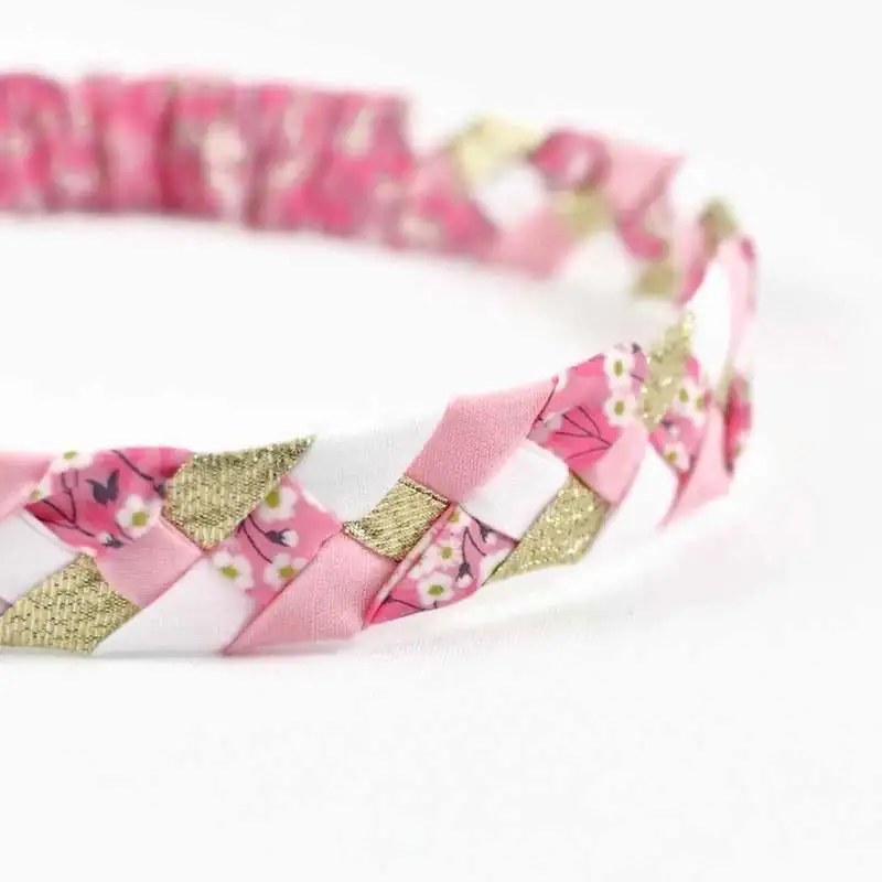 Headband tressé Liberty ou autre tissu au choix