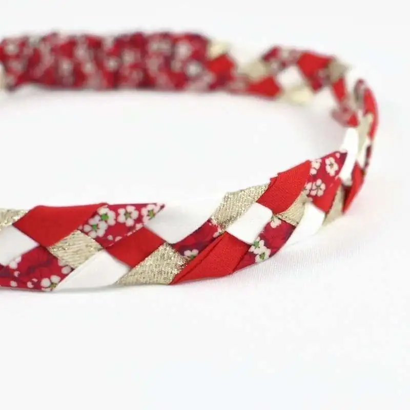 Headband tressé Liberty ou autre tissu au choix