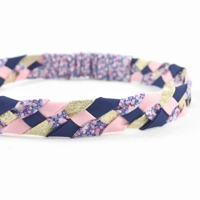 Headband tressé Liberty ou autre tissu au choix