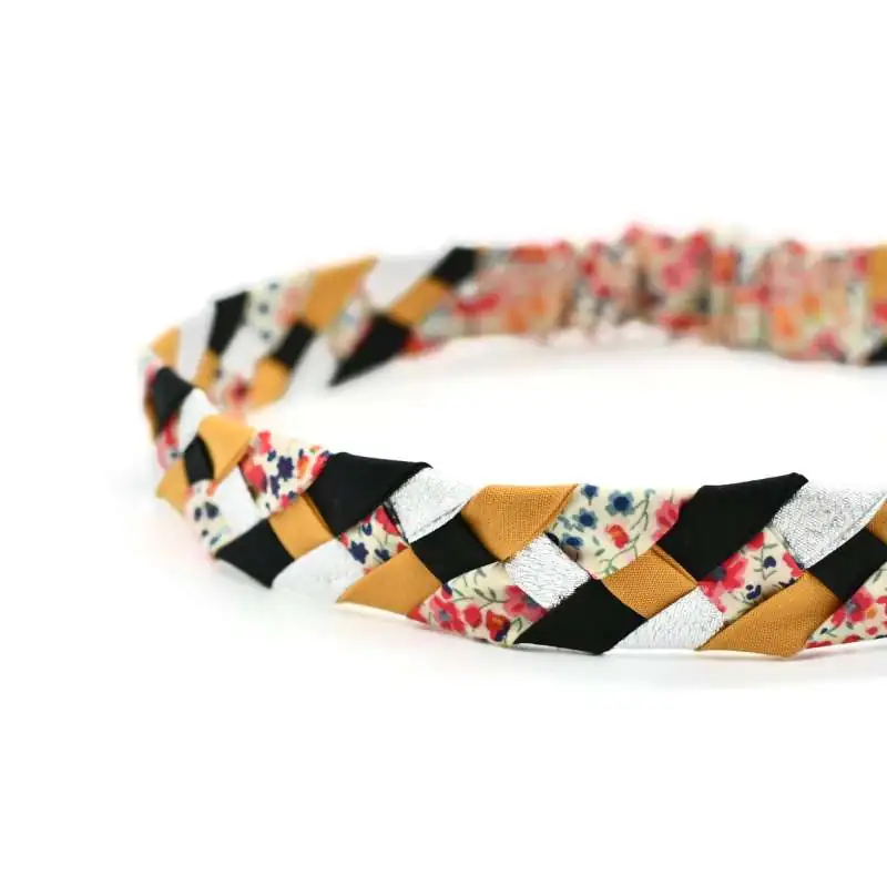 Headband tressé Liberty ou autre tissu au choix