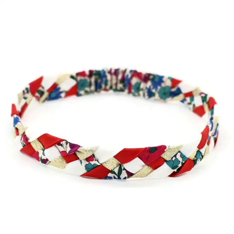 Headband tressé Liberty ou autre tissu au choix
